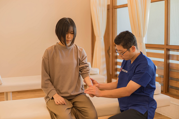 施術の様子